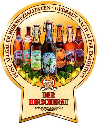 sonthofen oa-by hirsch sofo 1a (275-7 bierflaschen)